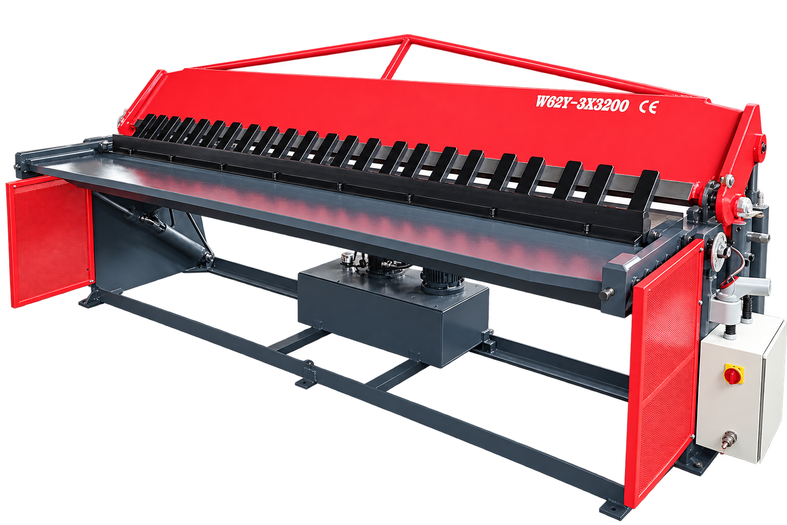 Hydraulic box and pan folder on a clean presentation background