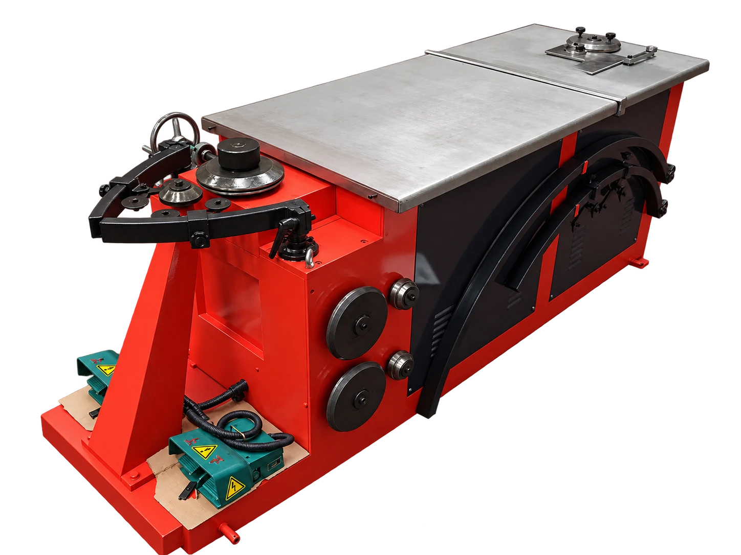 Duct elbow making machine