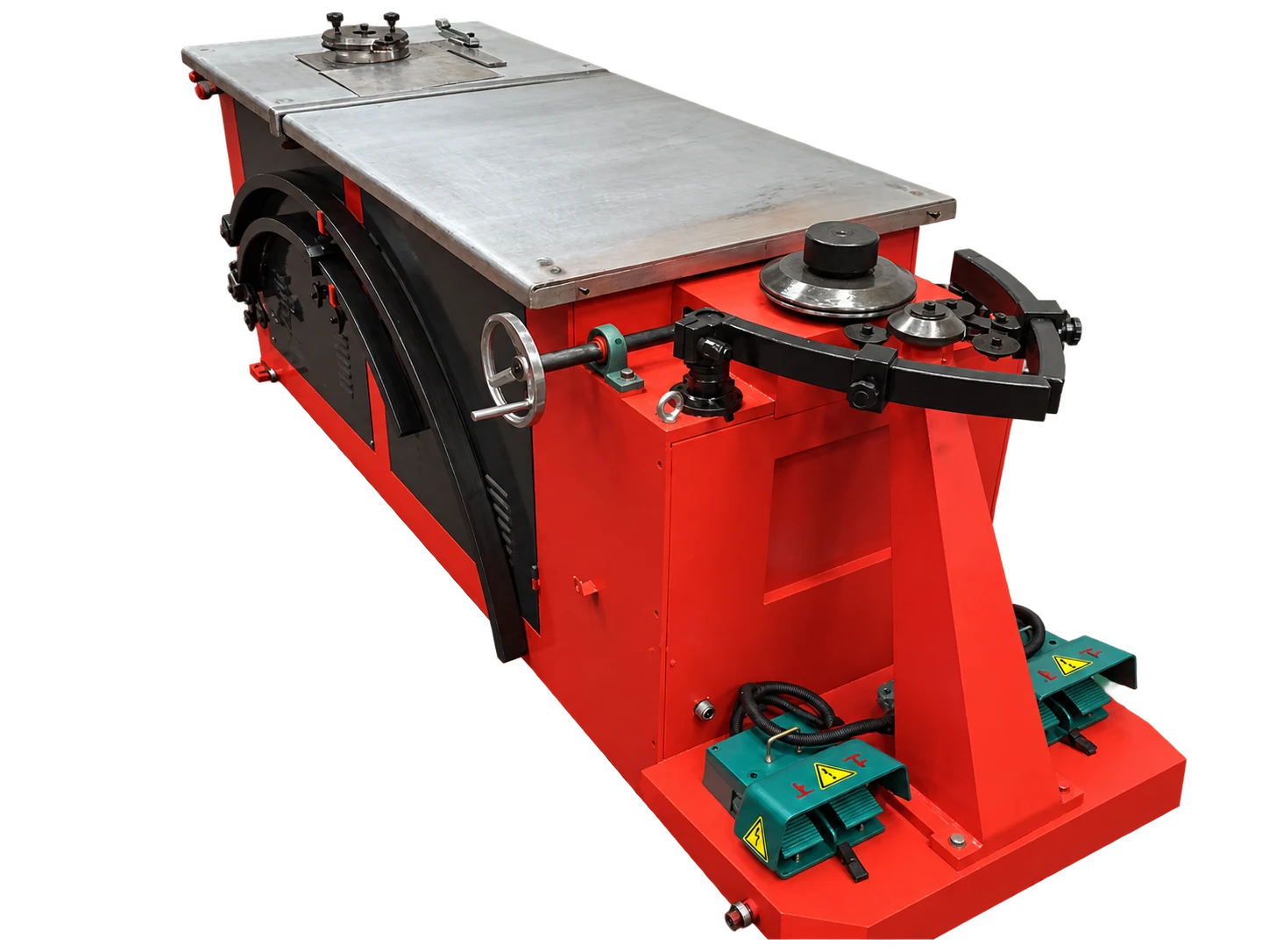 Duct elbow making machine